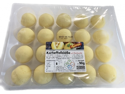 KART.-KNÖDEL MIT BROT 80X90G STK KRT DE Kartoffelknödel