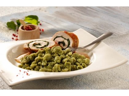 Settele Spinat-Spätzle 4x2,5kg BTL KRT DE Spinat-Spätzle, 4 x 2,5kg, in Beutel, Deutschland